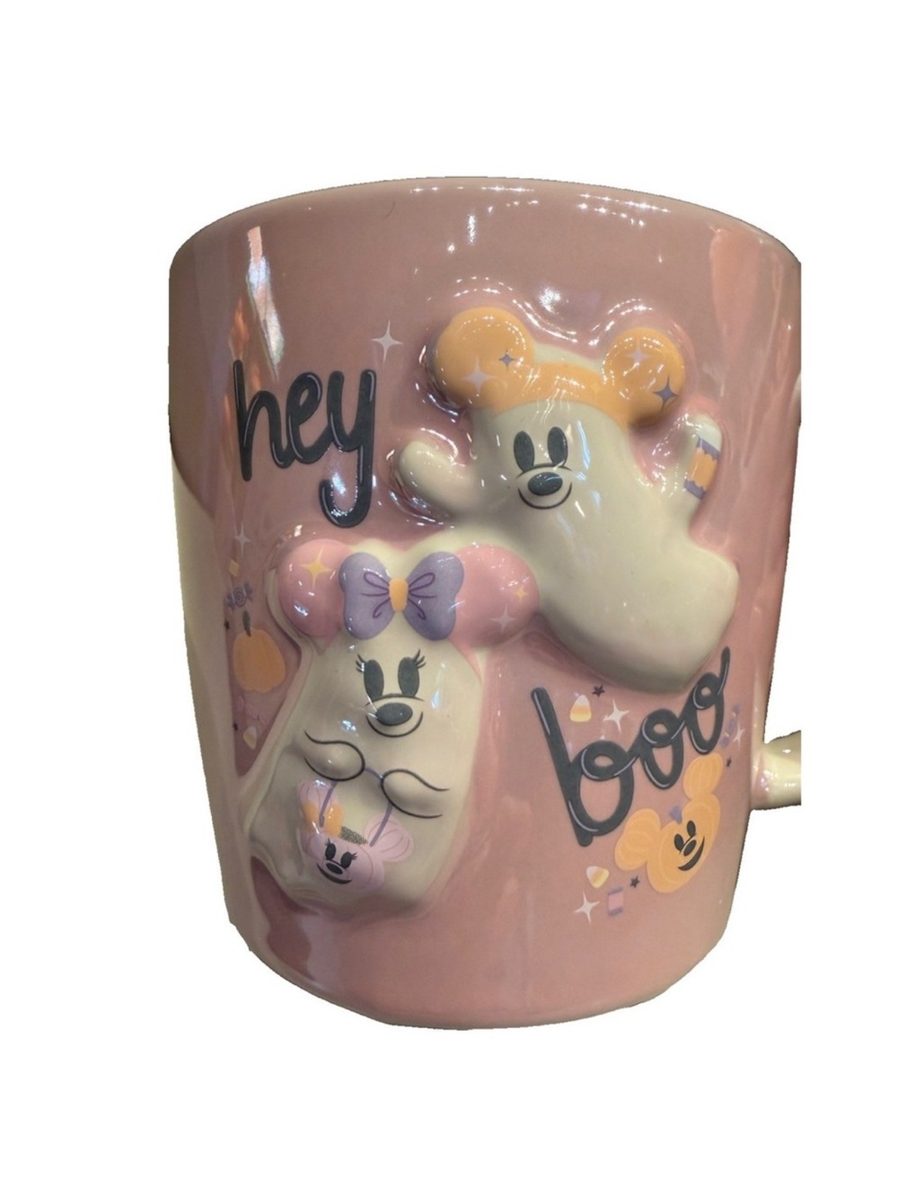 Disney “Hey Boo” Cutie Ghost Pink Mug - Picture 14 of 15